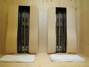 Premium bedding, desk, blackout curtains, soundproofing