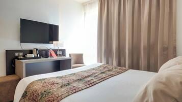 In-room safe, desk, blackout curtains, iron/ironing board