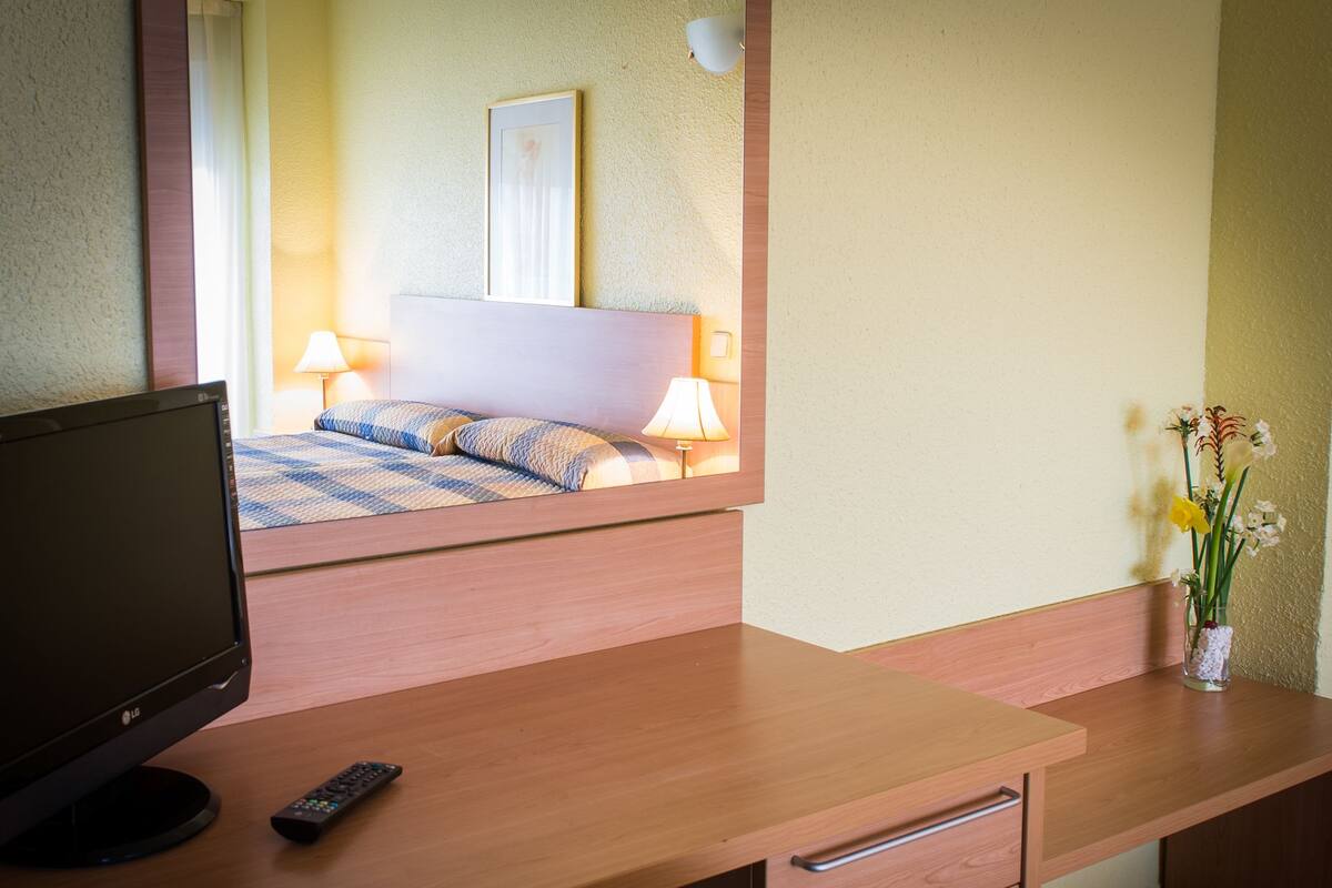 Single Room | Minibar, in-room safe, desk, laptop workspace