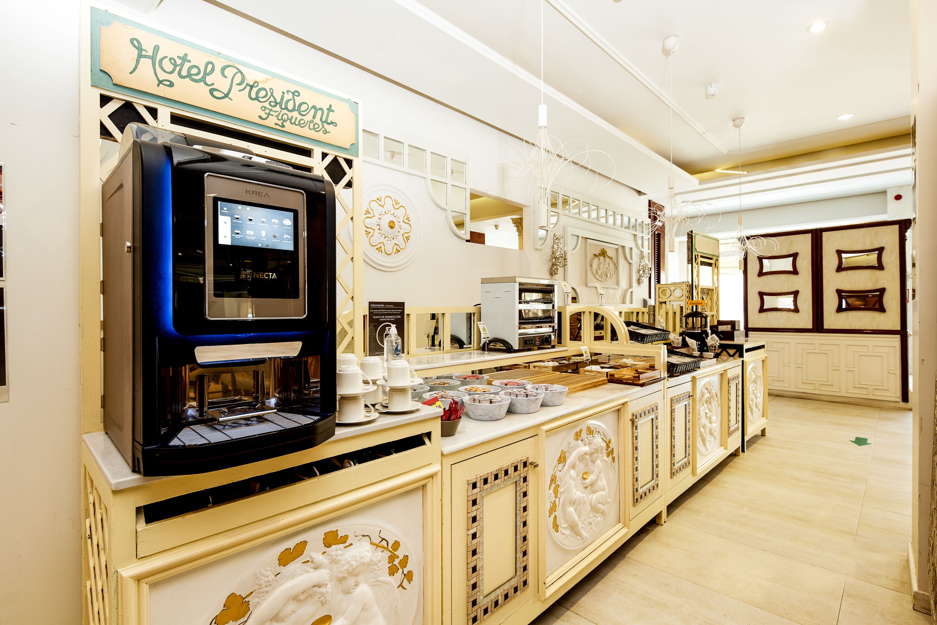 daily buffet breakfast (eur 13.5 per person)