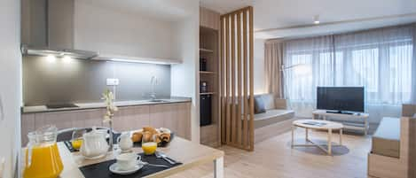 Superior Apartment, 1 Bedroom, 4 people | Private kitchen