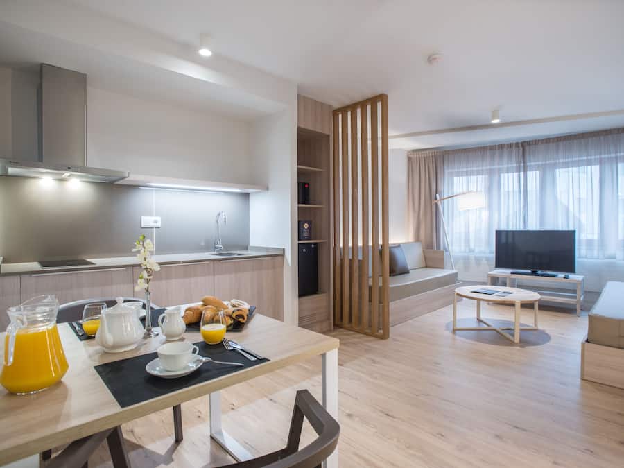 Superior Apartment, 1 Bedroom, 4 people | Private kitchen