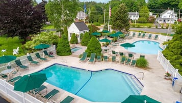 Indoor pool, seasonal outdoor pool
