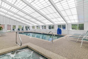 Indoor pool, seasonal outdoor pool
