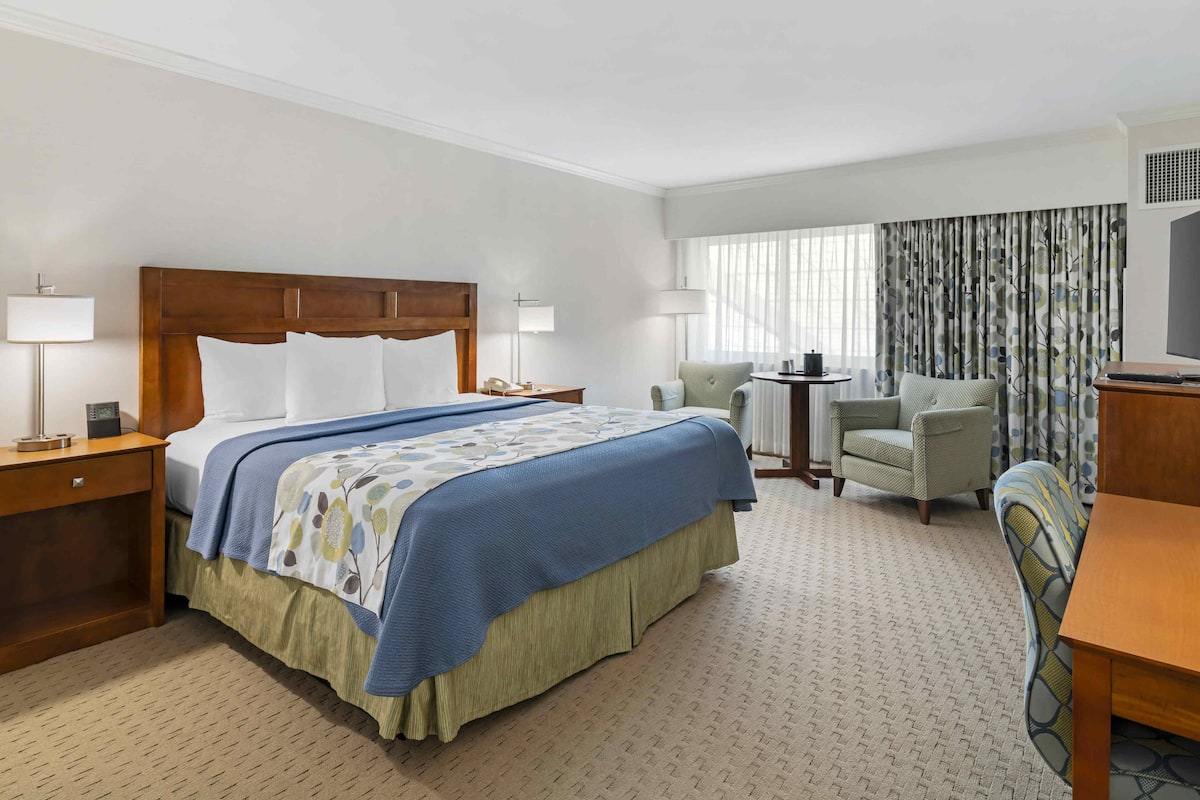 Quarto premium, 1 cama King | 1 quarto, escrivaninha, espaço de trabalho para notebook