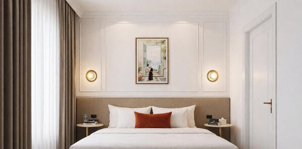 Standard Single Room | Premium bedding, in-room safe, desk, laptop workspace - Hôtel Beauvoisin (Paris)