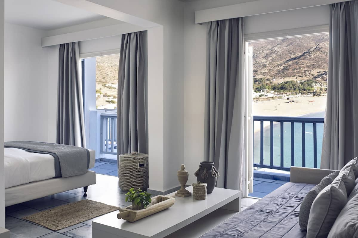 junior suite, sea view | view from room