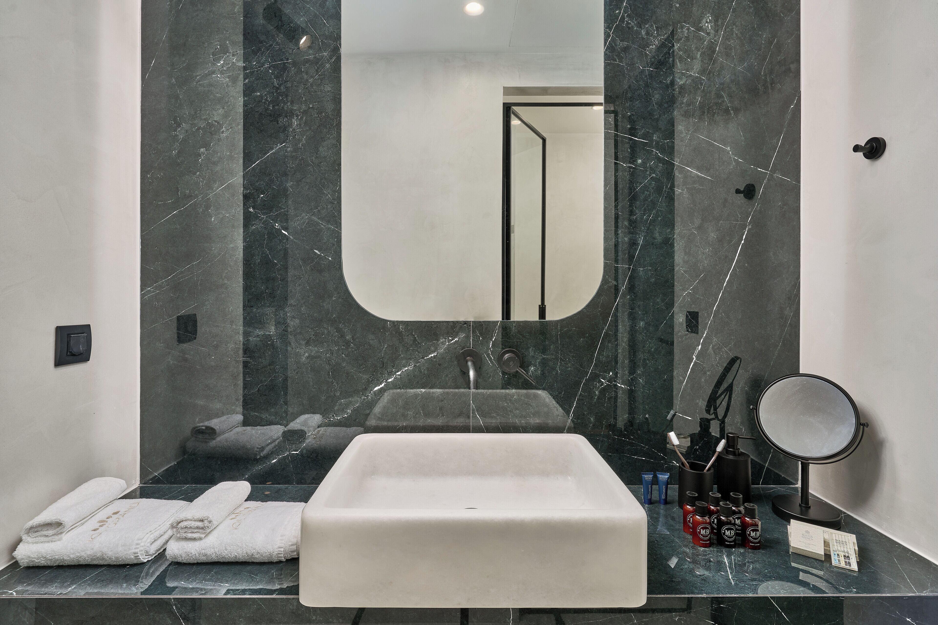 grand suite, 3 bedrooms, private pool | bathroom | free toiletries, hair dryer, slippers, towels