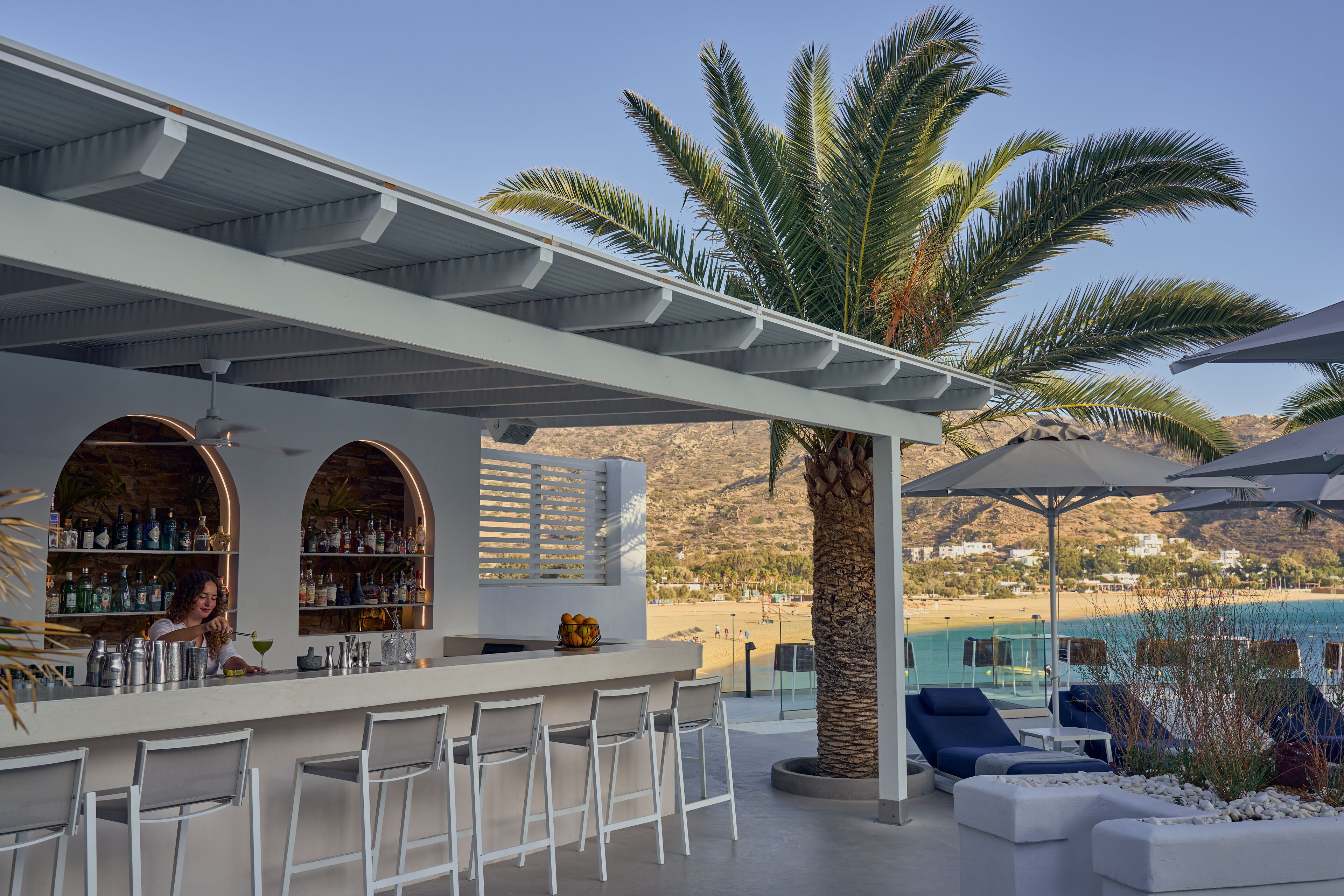 Poolside bar