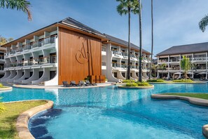 4 outdoor pools, sun loungers - Amora Beach Resort Phuket (Choeng Thale)