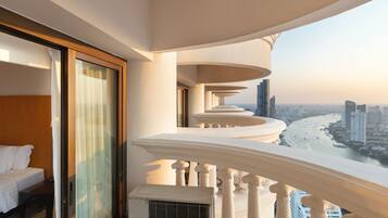 Uitzicht vanaf balkon