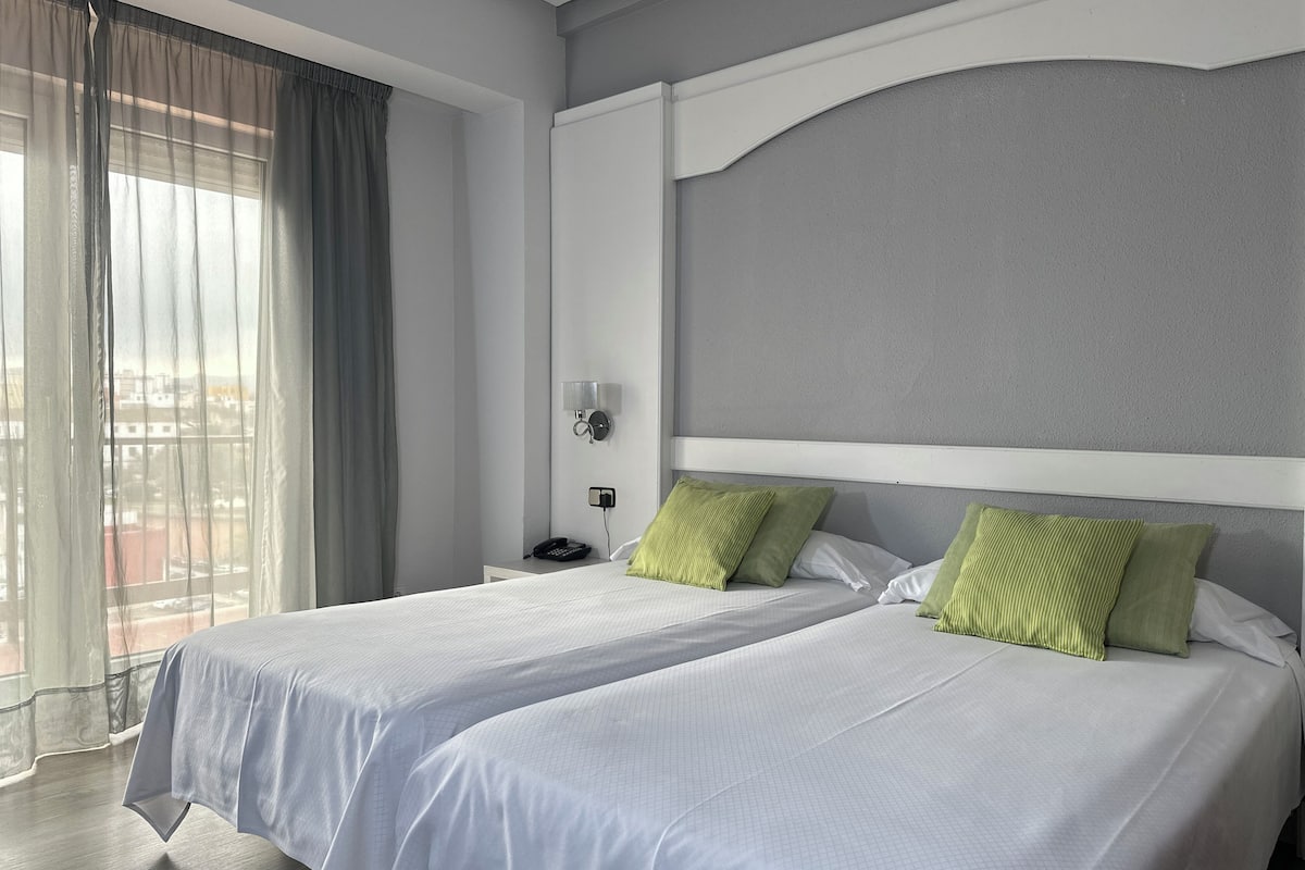 double or twin room, balcony | in-room safe, desk, blackout curtains, soundproofing