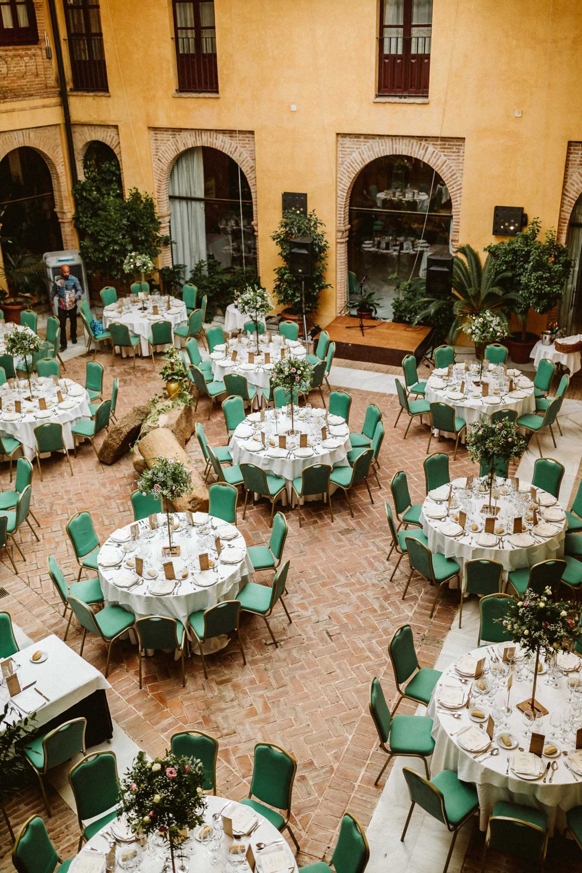 Zona para bodas al aire libre