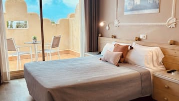 Superior Double Room, Sea View (with terrace) | In-room safe, free WiFi, bed sheets