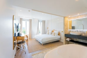 Memory foam beds, minibar, individually decorated