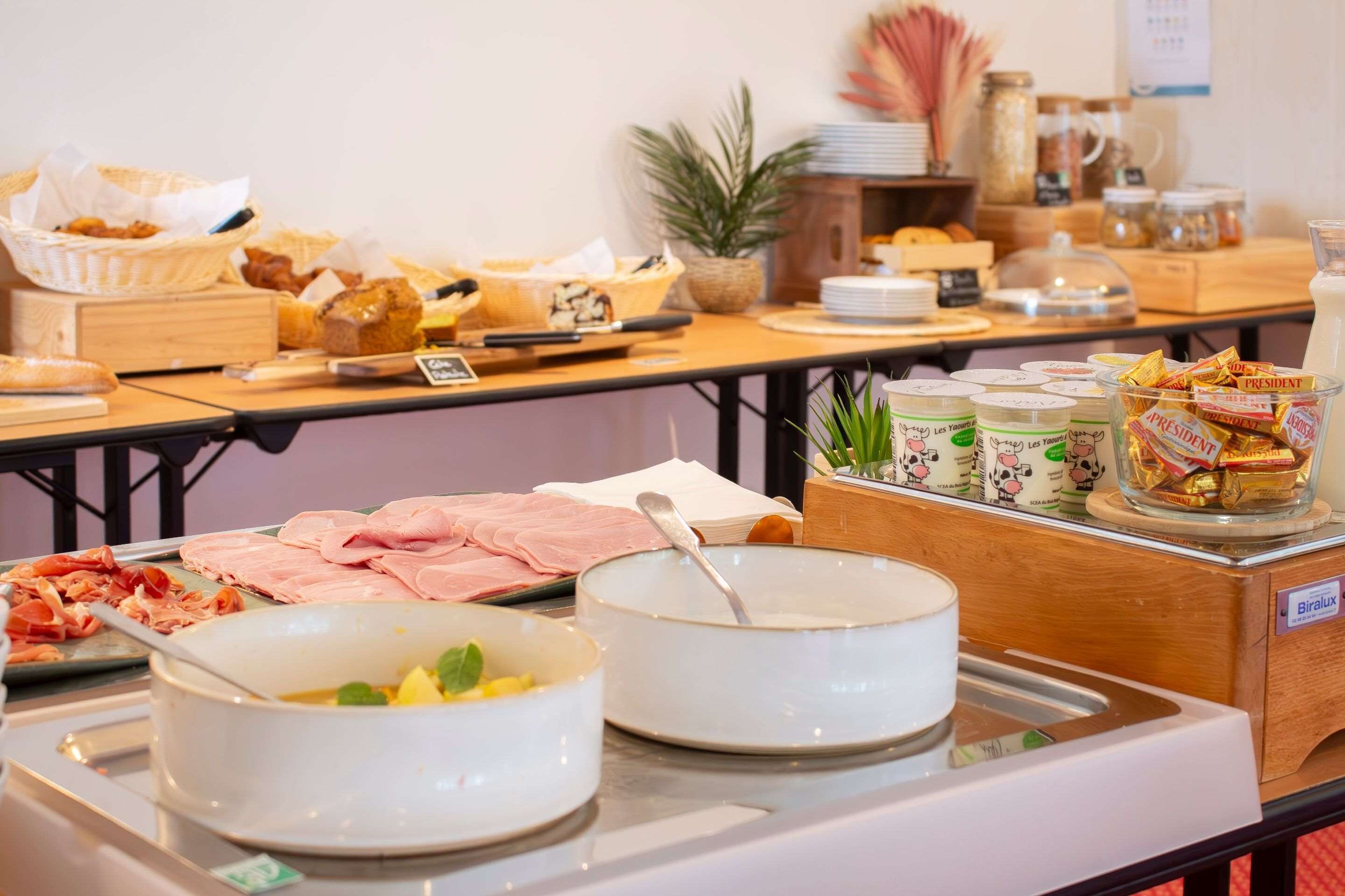 daily buffet breakfast (eur 14.50 per person)