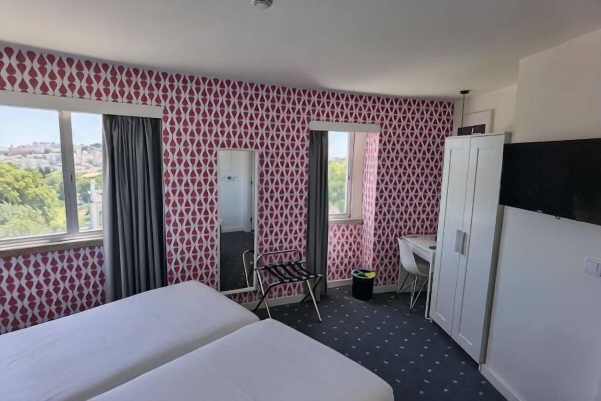 Blackout curtains, soundproofing, iron/ironing board (on request)