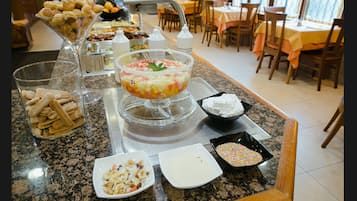 Daily buffet breakfast (EUR 13 per person)