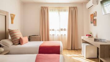 Duntäcken, minibar, gratis barnsängar och gratis wi-fi