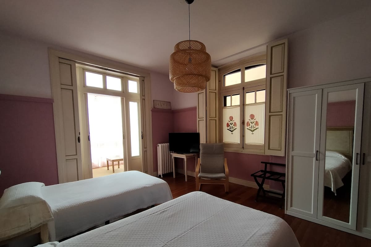 Blackout drapes, cribs (free), rollaway beds (surcharge), WiFi (free)