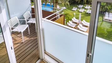 Double Room, Balcony, Garden View | Balcony view