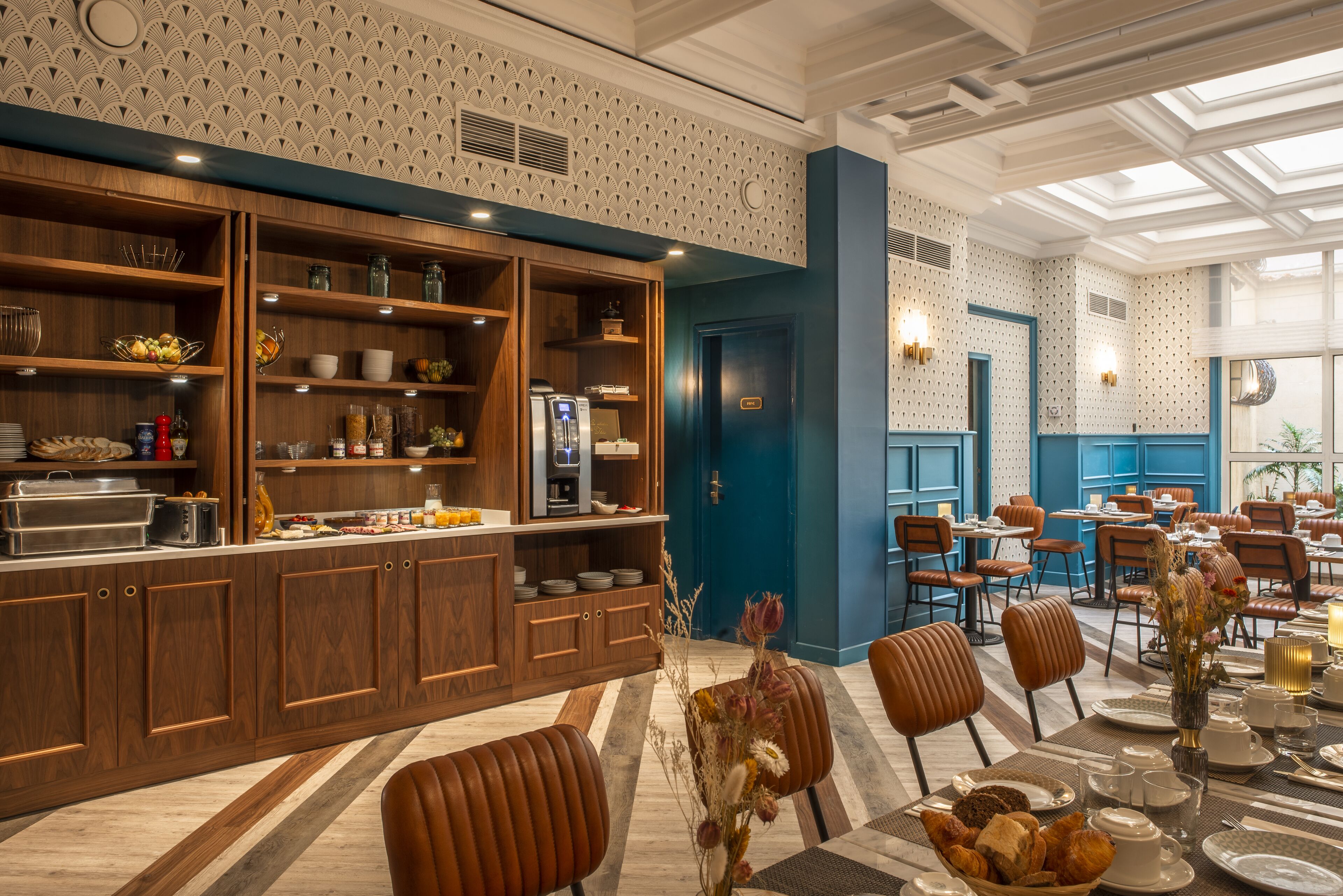 daily buffet breakfast (eur 17 per person)