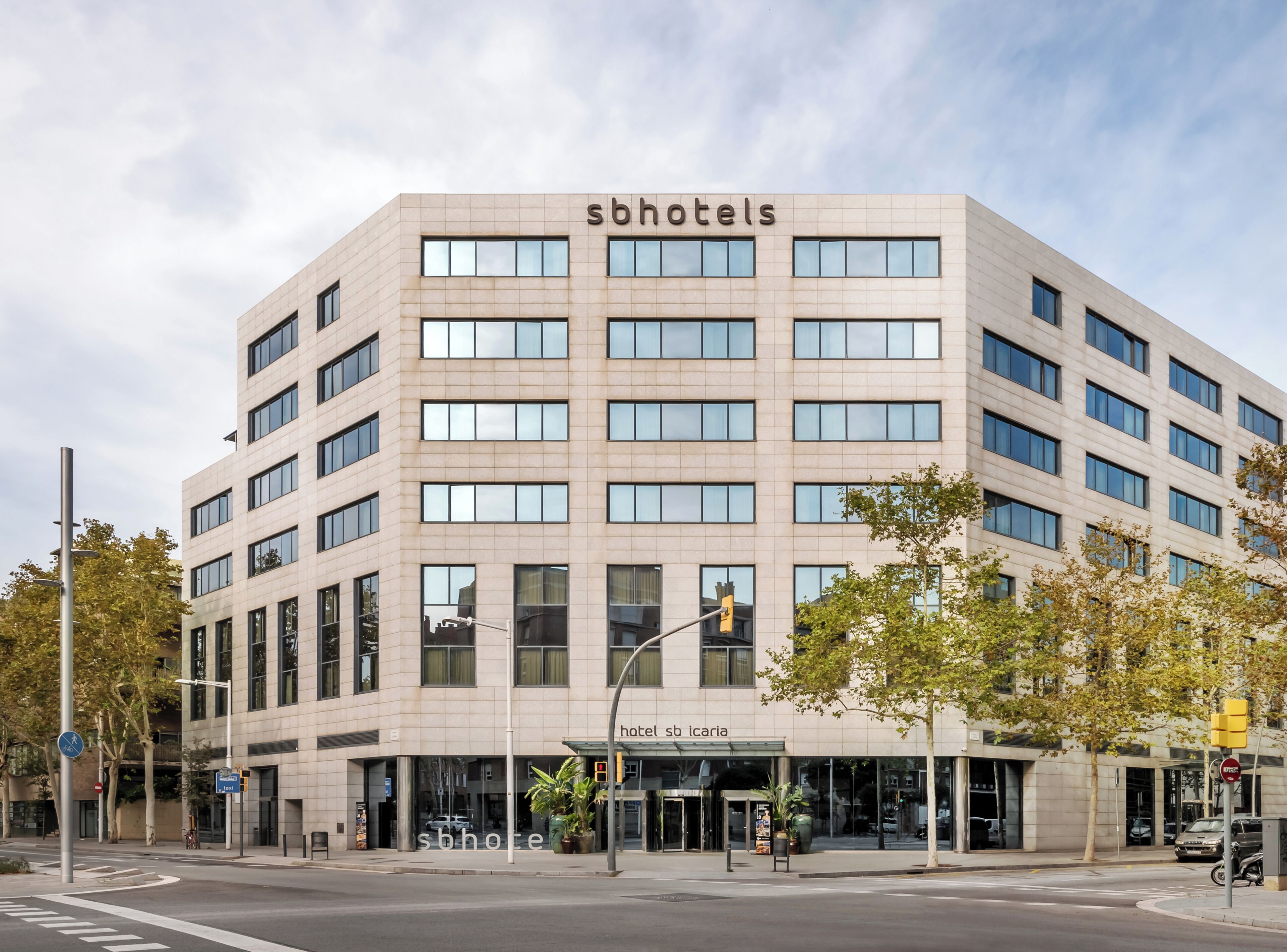 Voorkant van accommodatie