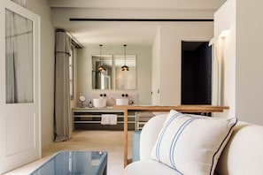 Junior Suite, Patio | 1 bedroom, premium bedding, pillow-top beds, minibar