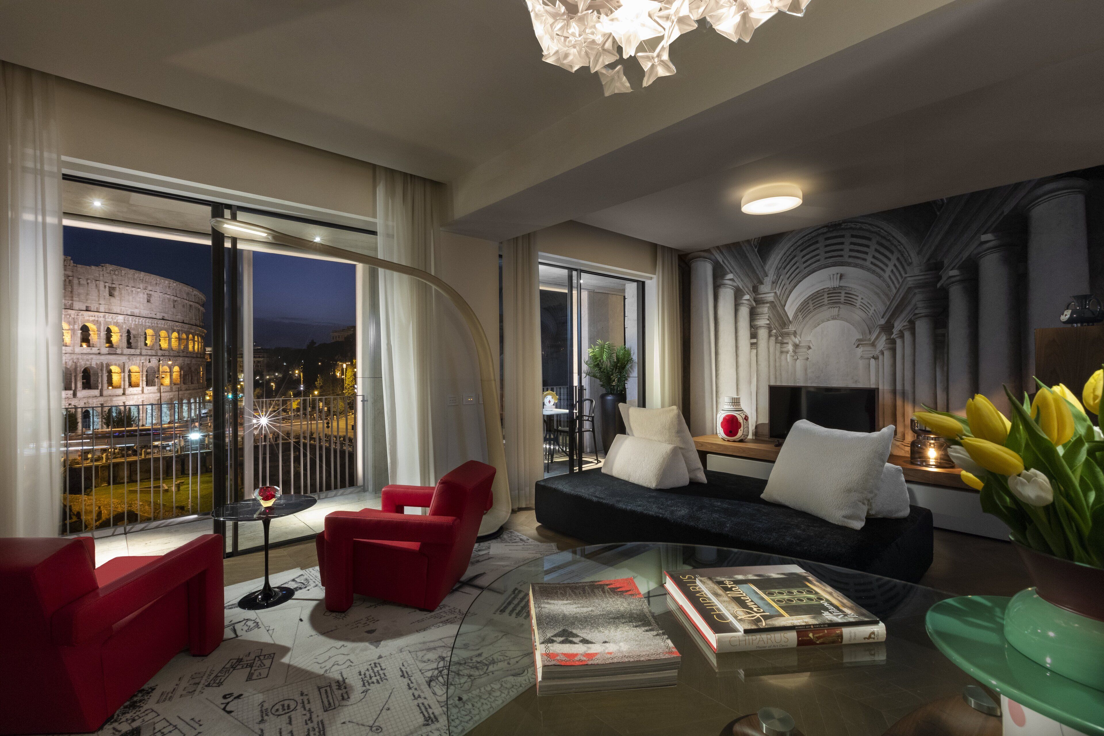 suite gallery (colosseum view) | premium bedding, memory-foam beds, minibar, in-room safe