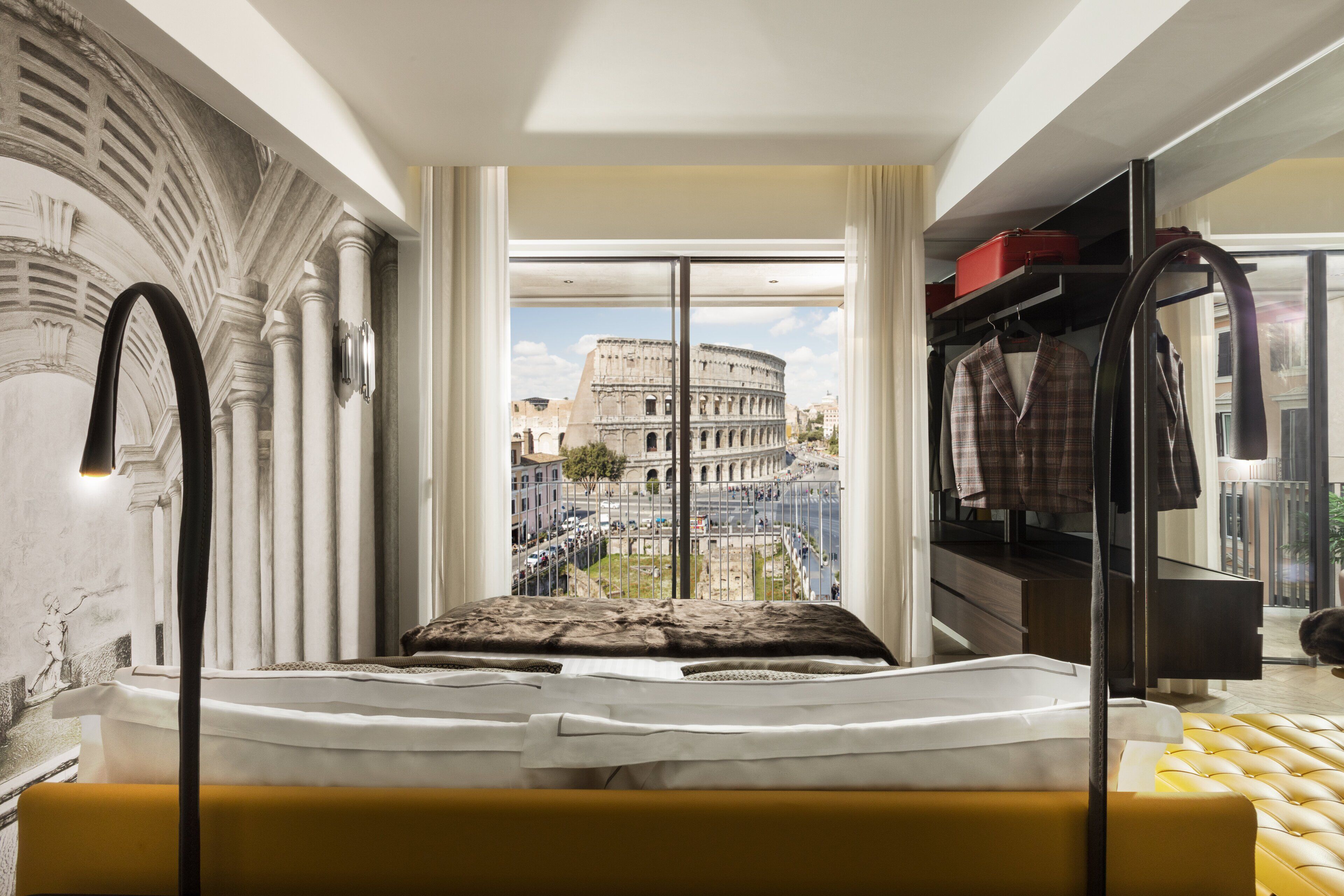 suite gallery (colosseum view) | premium bedding, memory-foam beds, minibar, in-room safe