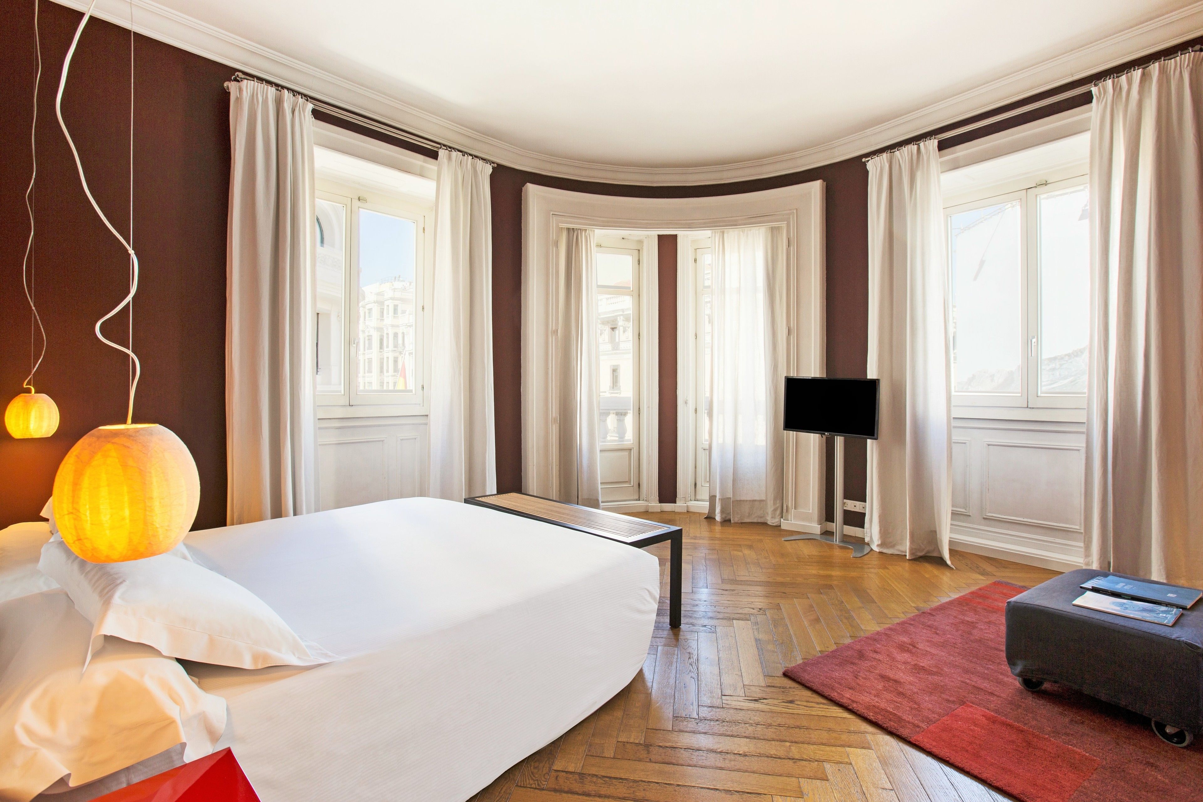 family room | premium bedding, minibar, in-room safe, individually decorated