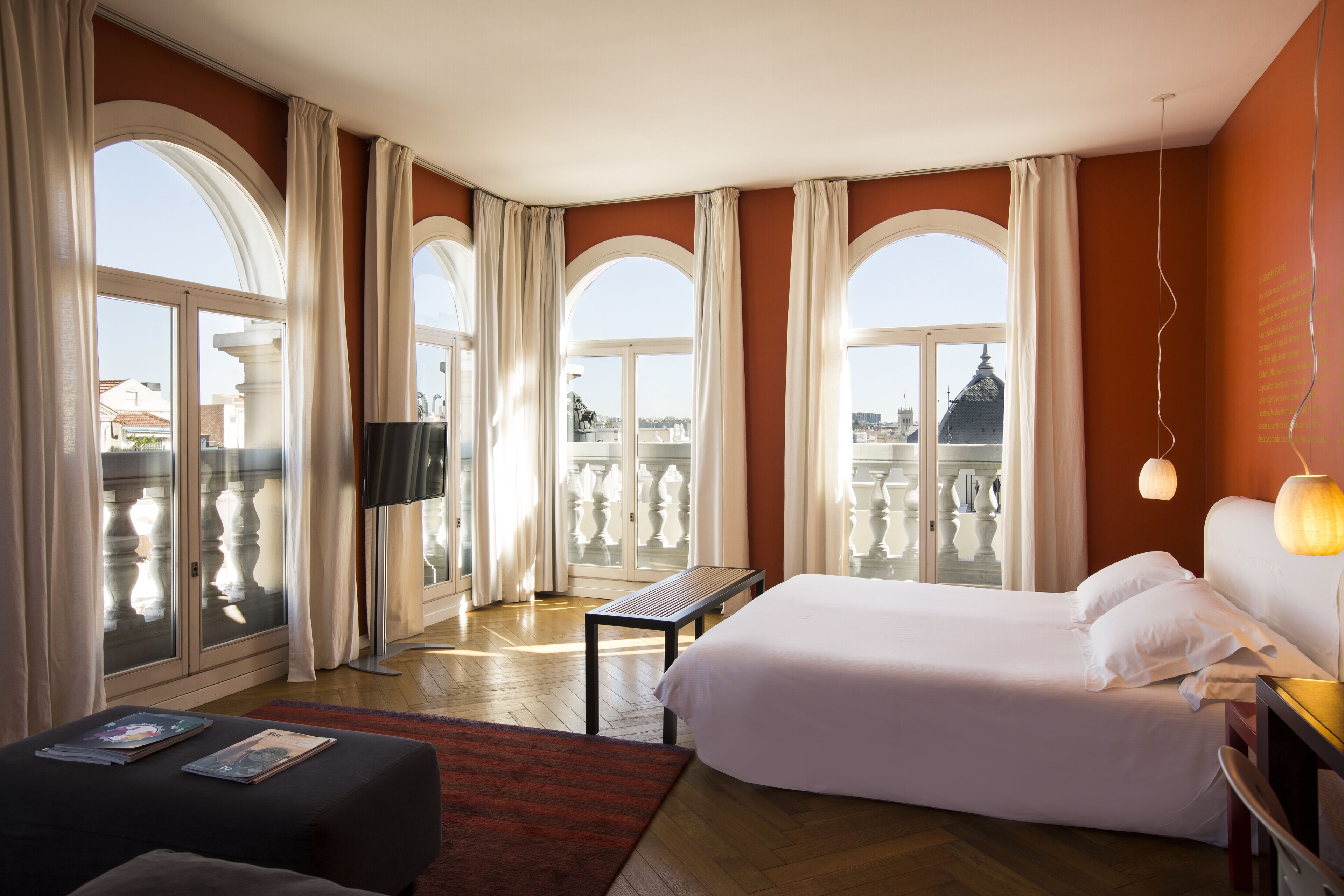 family room | premium bedding, minibar, in-room safe, individually decorated