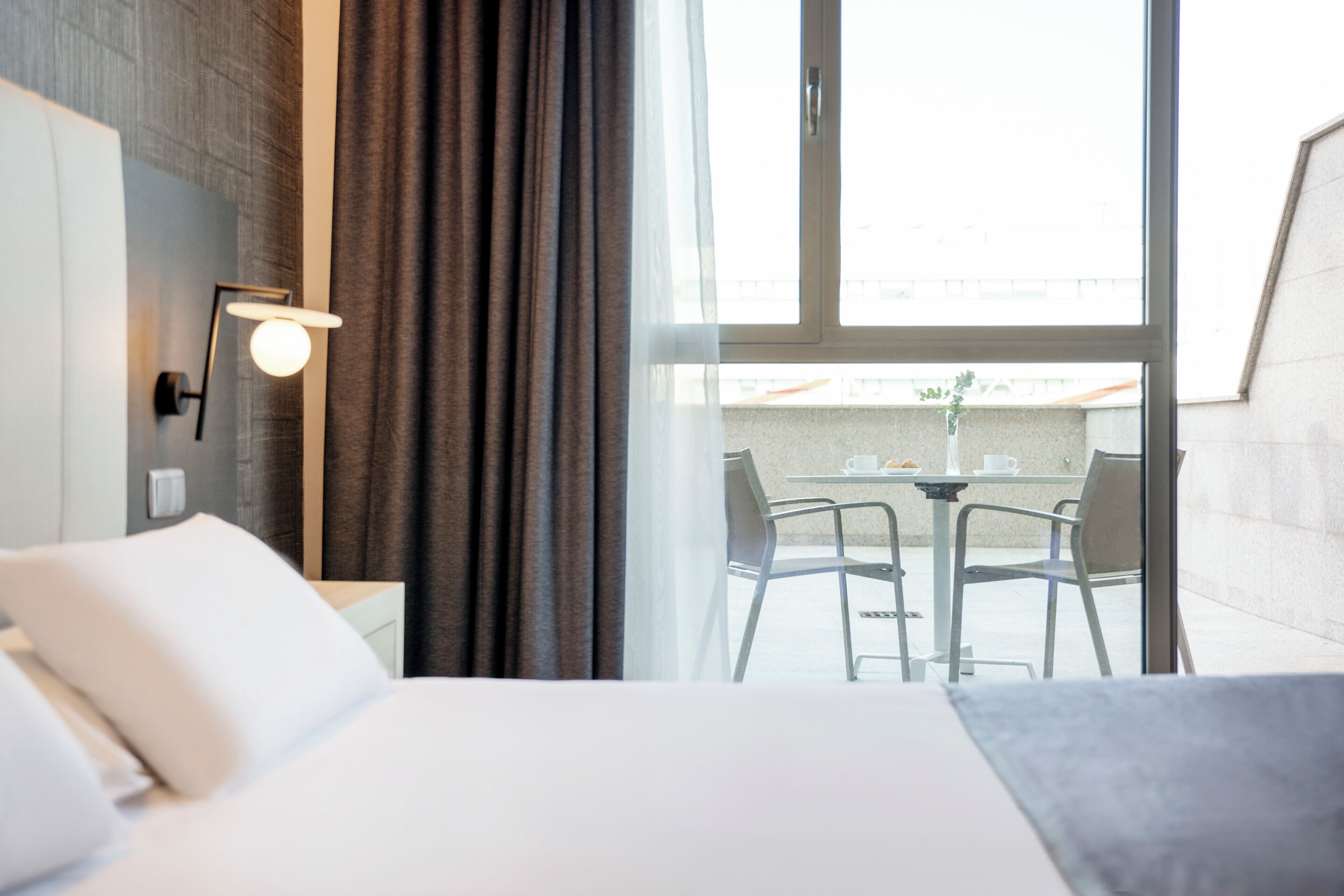 grand double room, 1 king bed, terrace | 1 bedroom, down duvets, in-room safe, desk