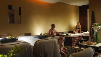 Couples treatment room(s), sauna, hot tub, steam room