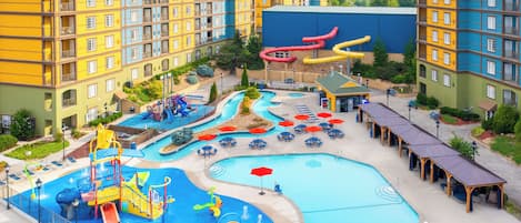 Indoor pool, open 9:00 AM to 10:00 PM, cabanas (surcharge)