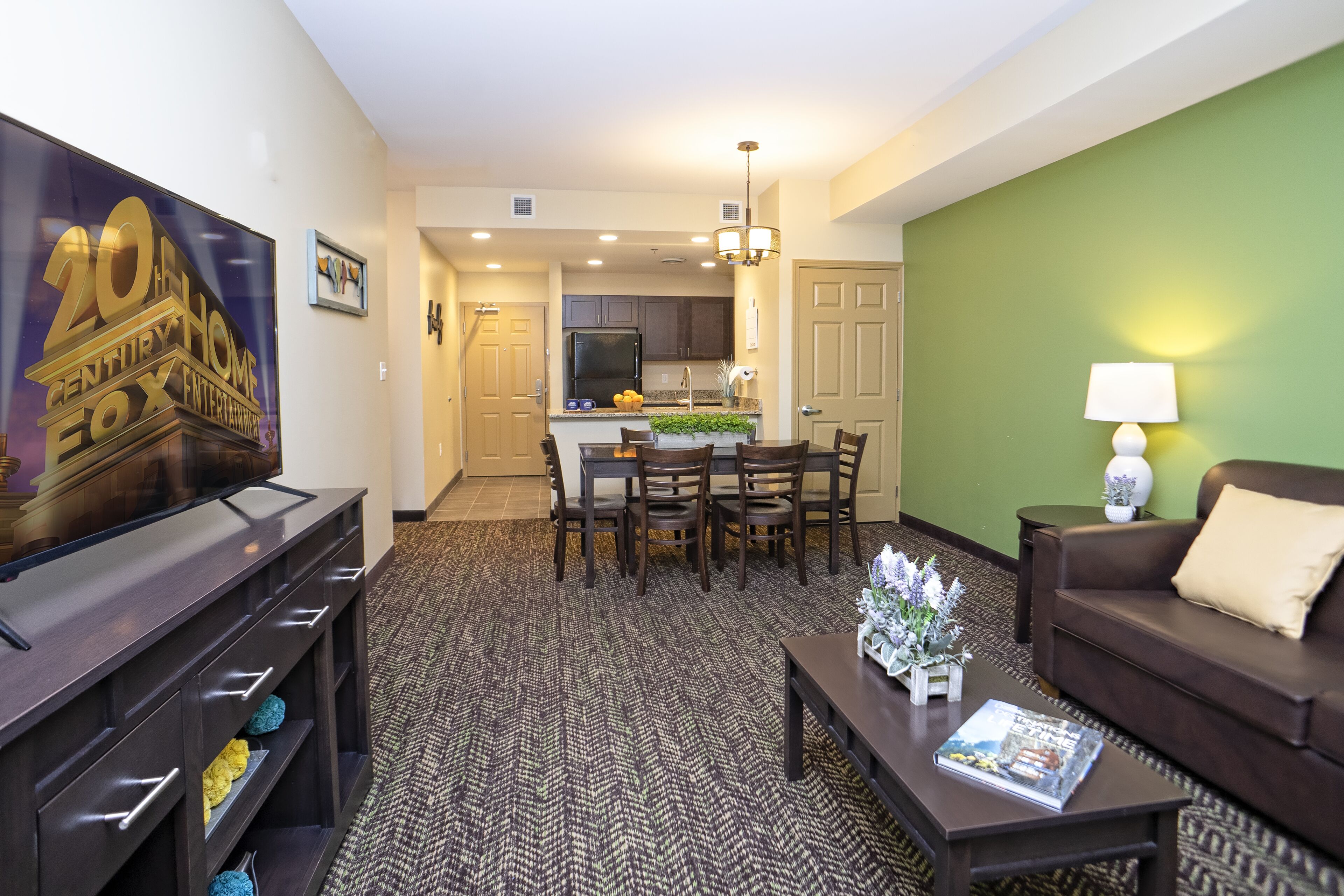 premium condo, 3 bedrooms, kitchen | living area | 55-inch smart tv with satellite channels, tv