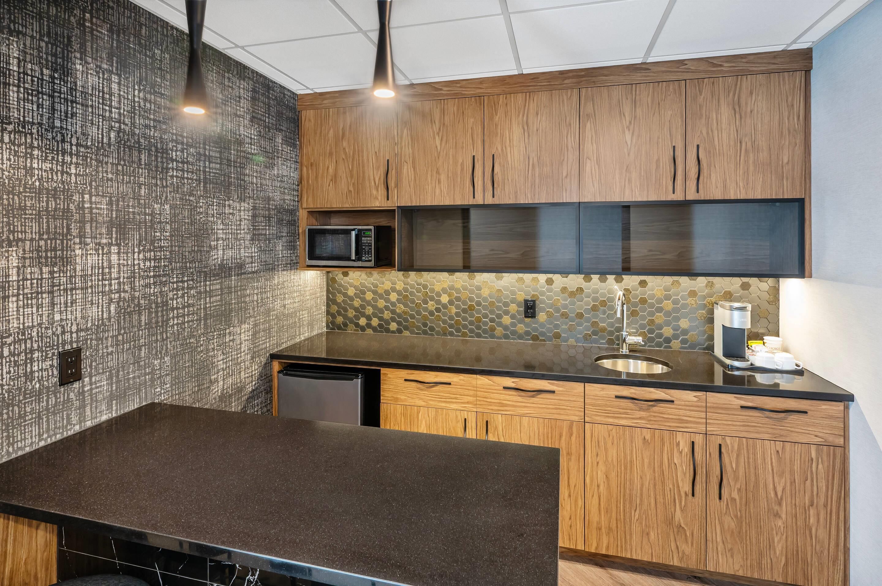 premium bedding, desk, laptop workspace, soundproofing