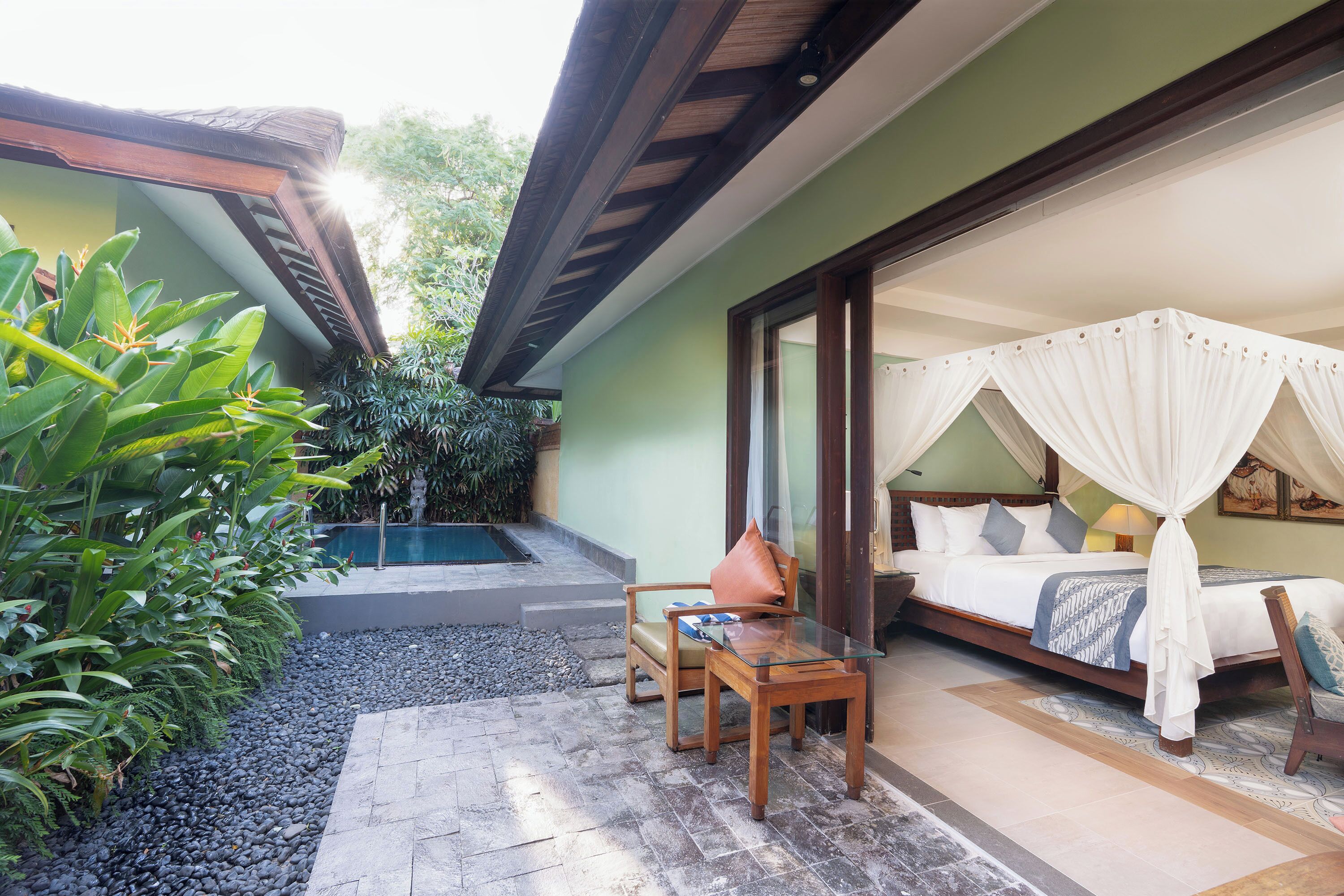 Villa, privat basseng | Safe på rommet, skrivebord, strykejern/-brett og wi-fi (inkludert)