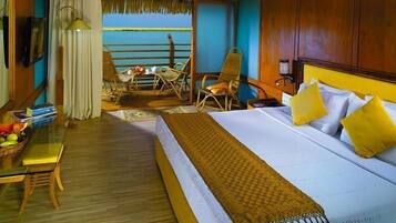 Ropa de cama de alta calidad y minibar