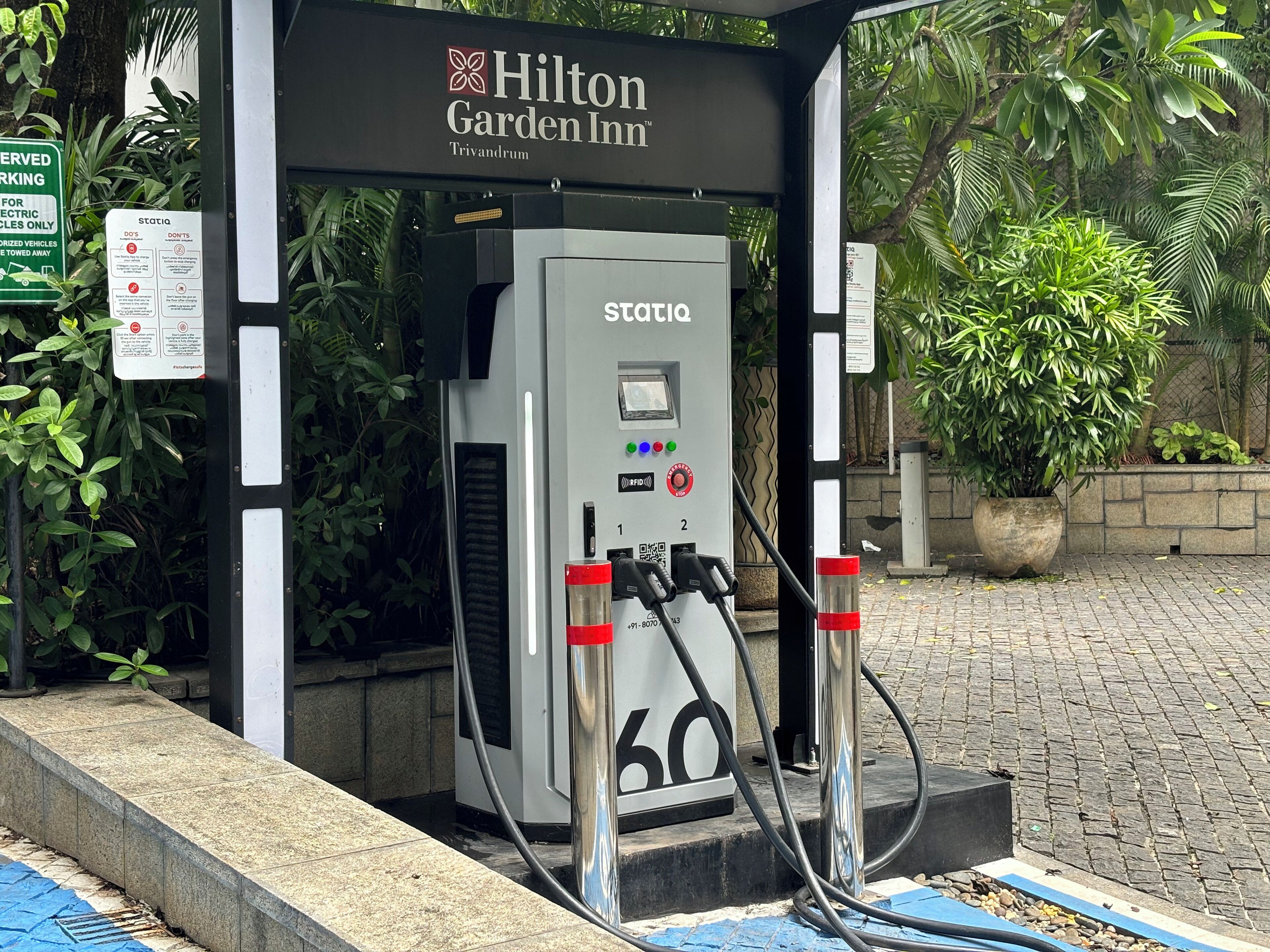 electric vehicle-charging station