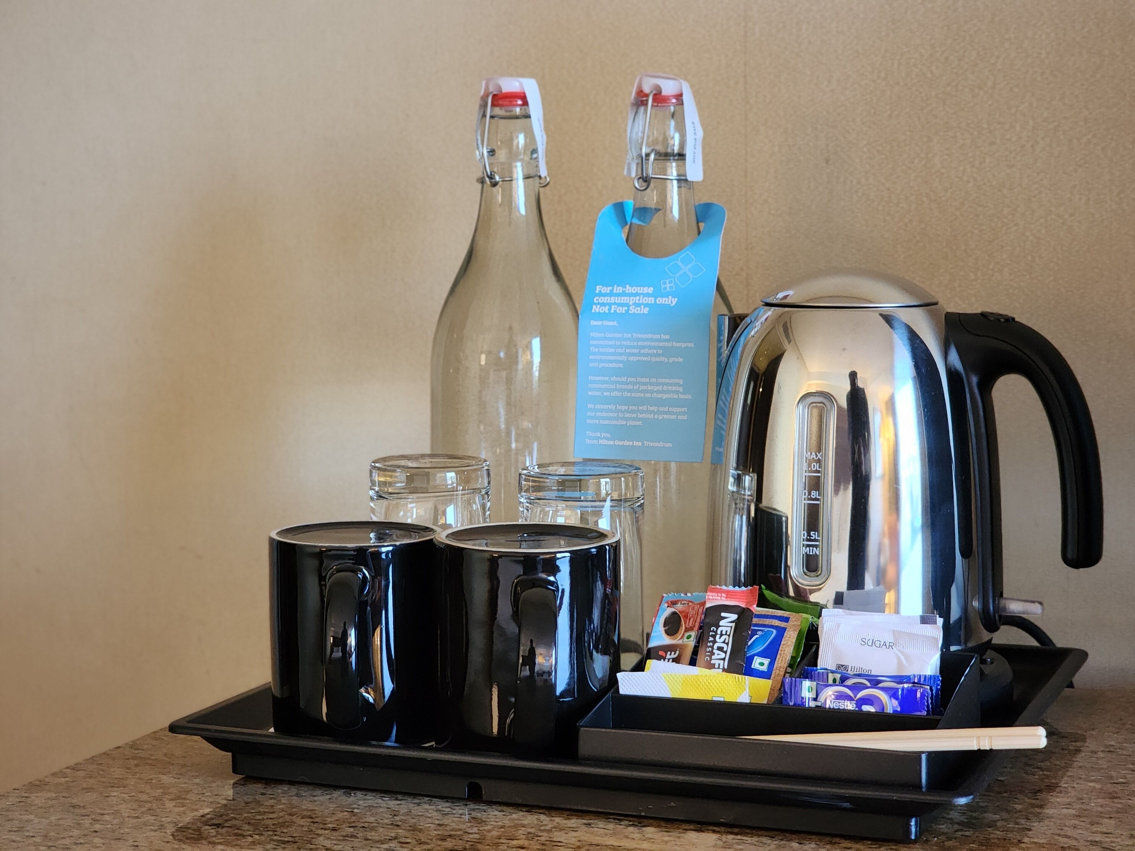 premium bedding, memory-foam beds, in-room safe, desk