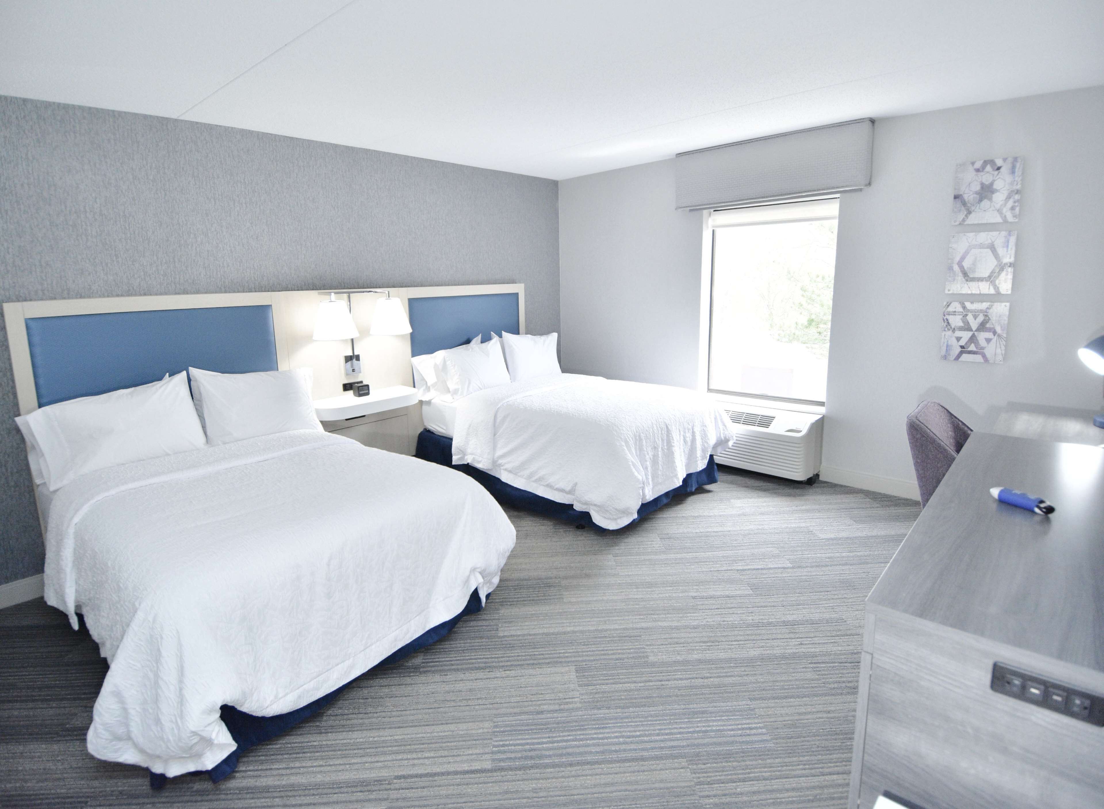 room, 2 double beds, accessible, bathtub | blackout curtains, iron/ironing board, free wifi, bed sheets