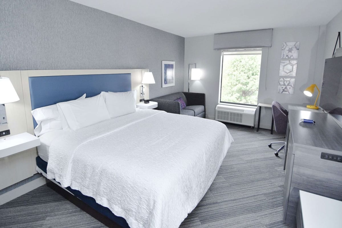 Blackout drapes, iron/ironing board, free WiFi, bed sheets