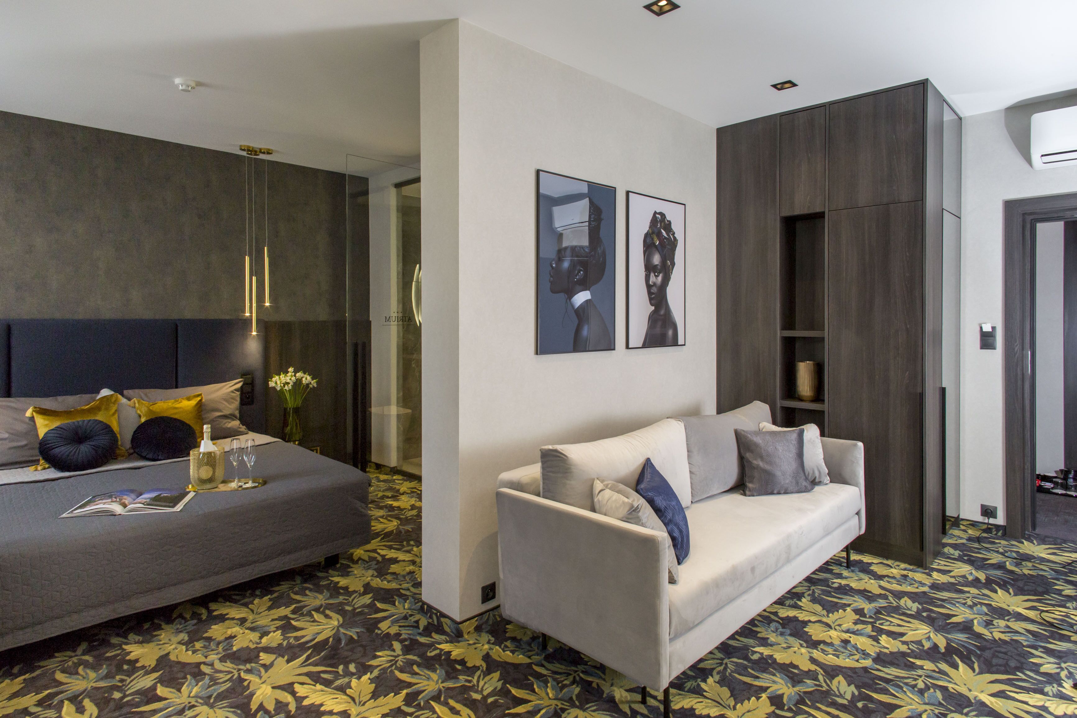 deluxe apartment | living area | tv