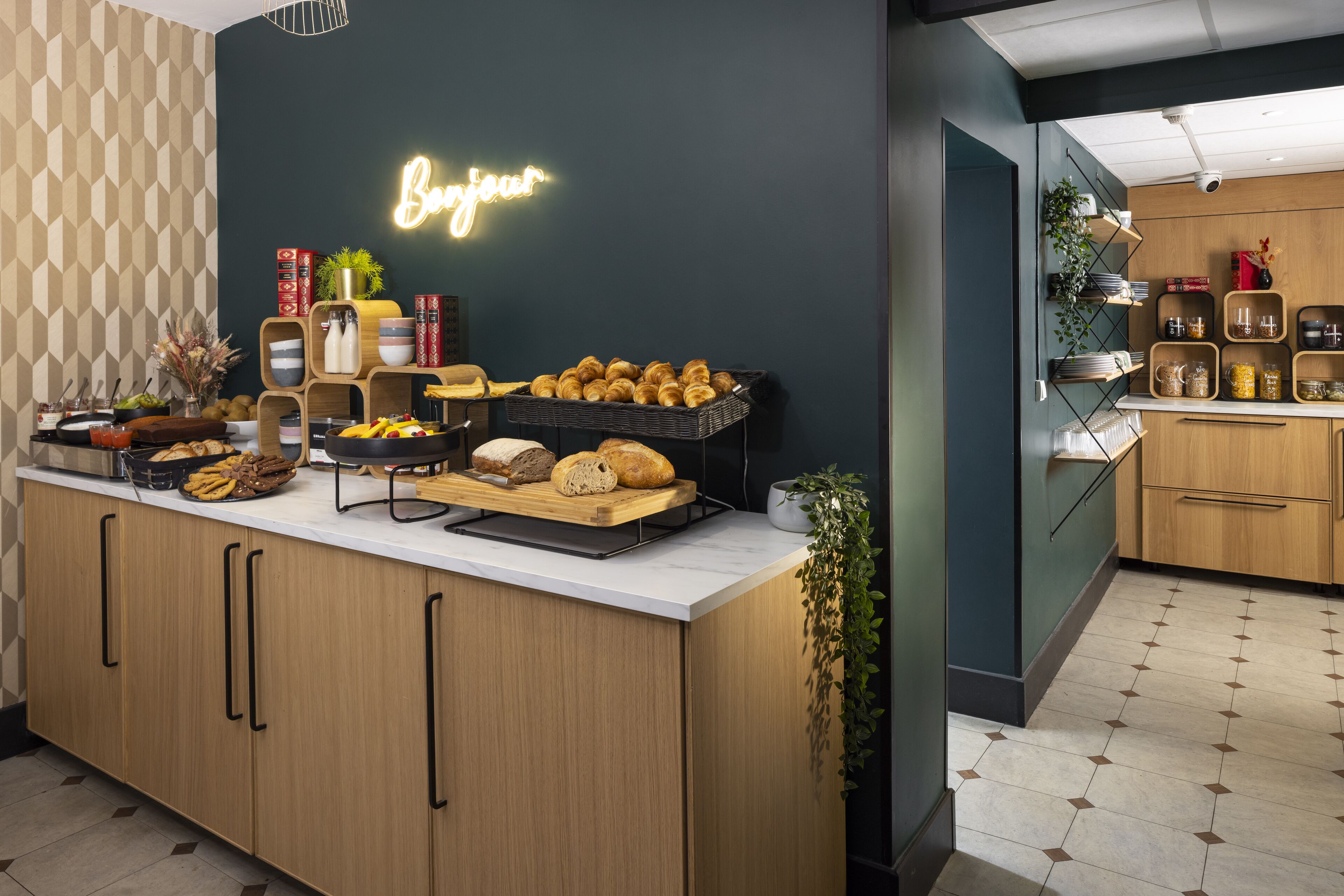 daily buffet breakfast (eur 16.50 per person)