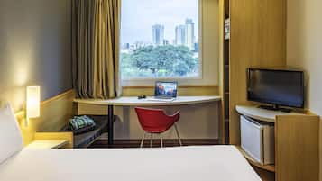 Minibar, in-room safe, desk, blackout drapes