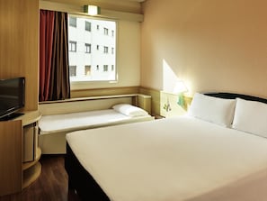 Minibar, in-room safe, desk, blackout curtains