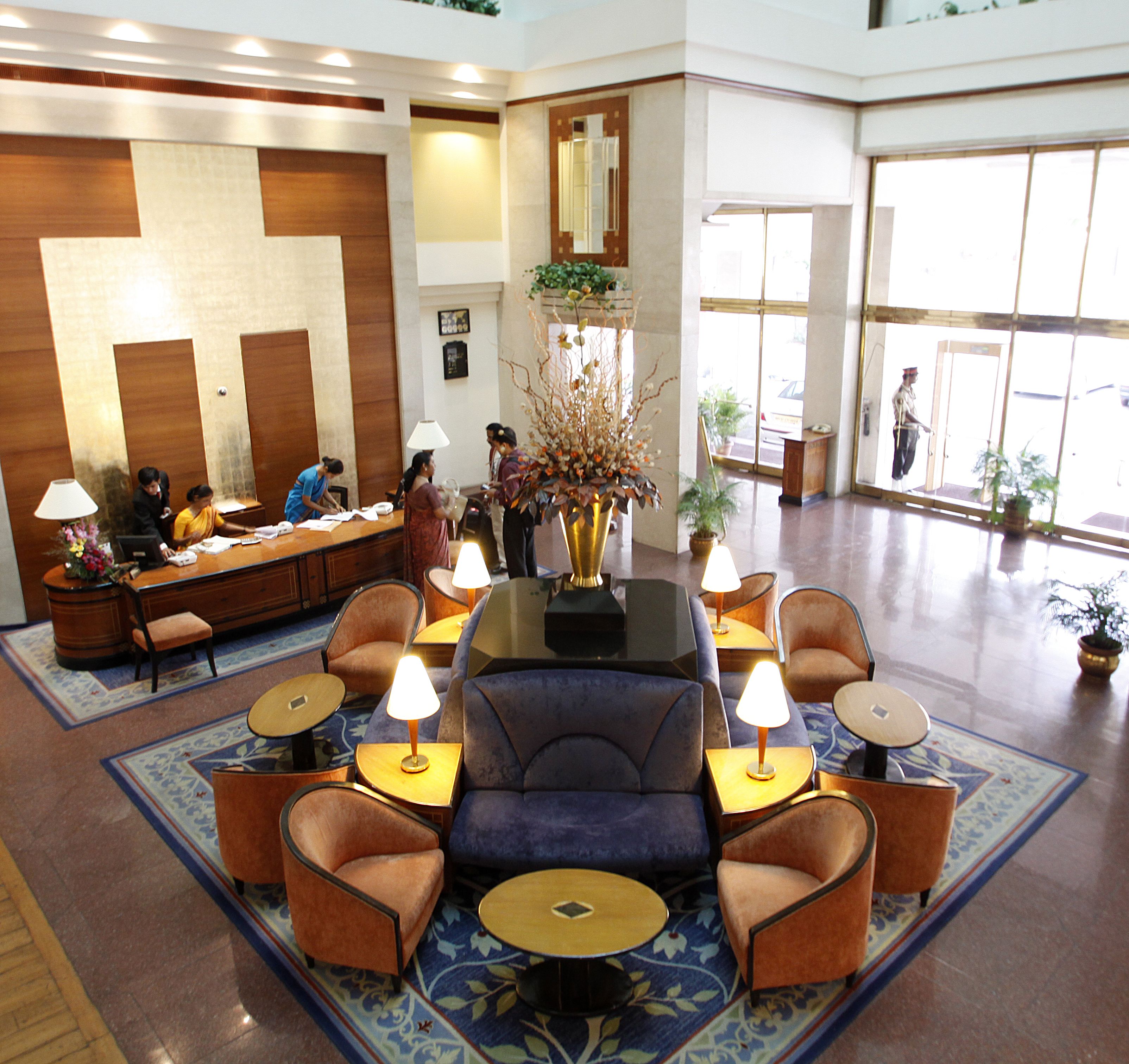 Lobby sitting area