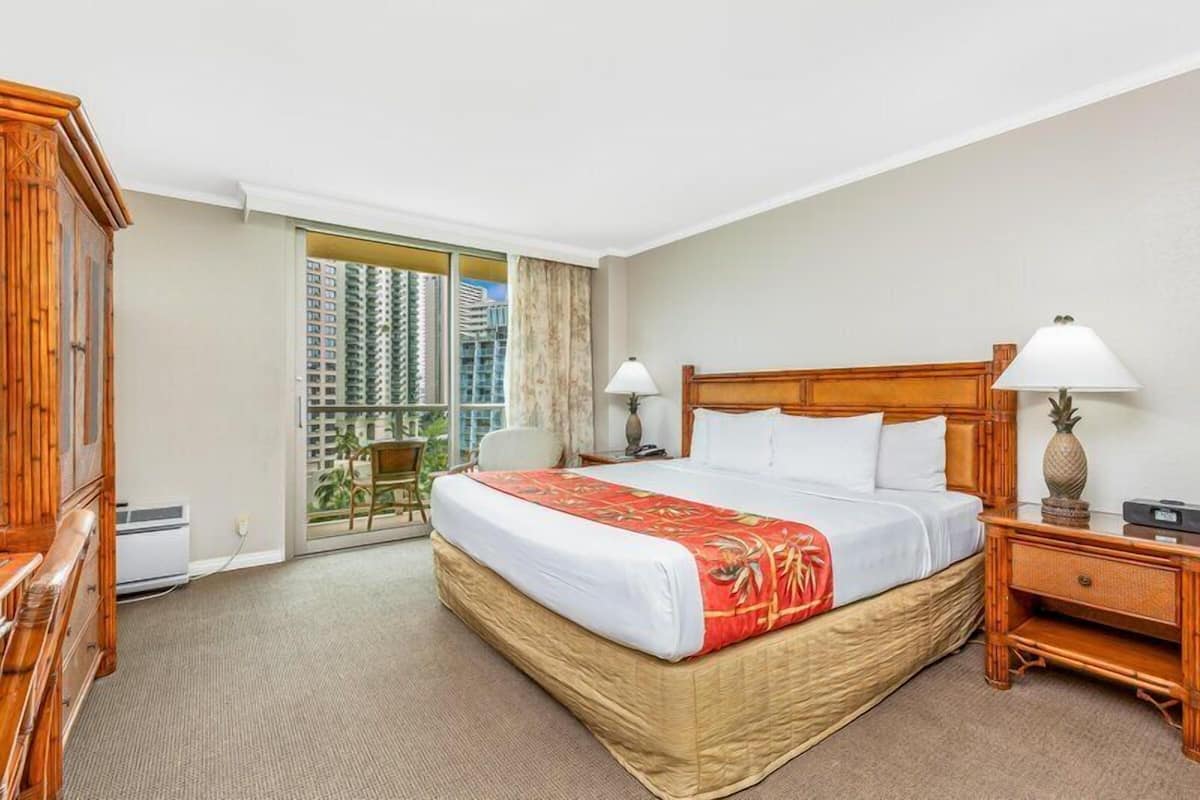 In-room safe, desk, laptop workspace, blackout curtains
