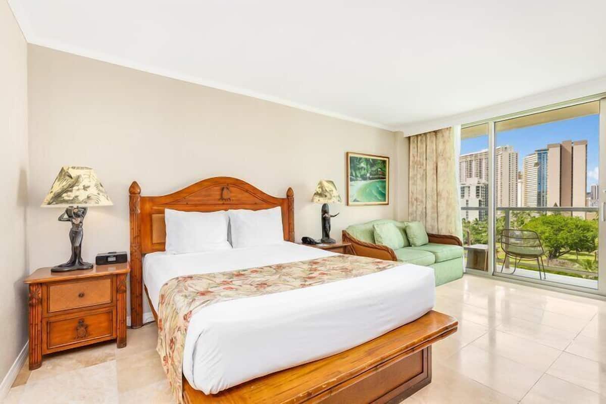 In-room safe, desk, laptop workspace, blackout curtains